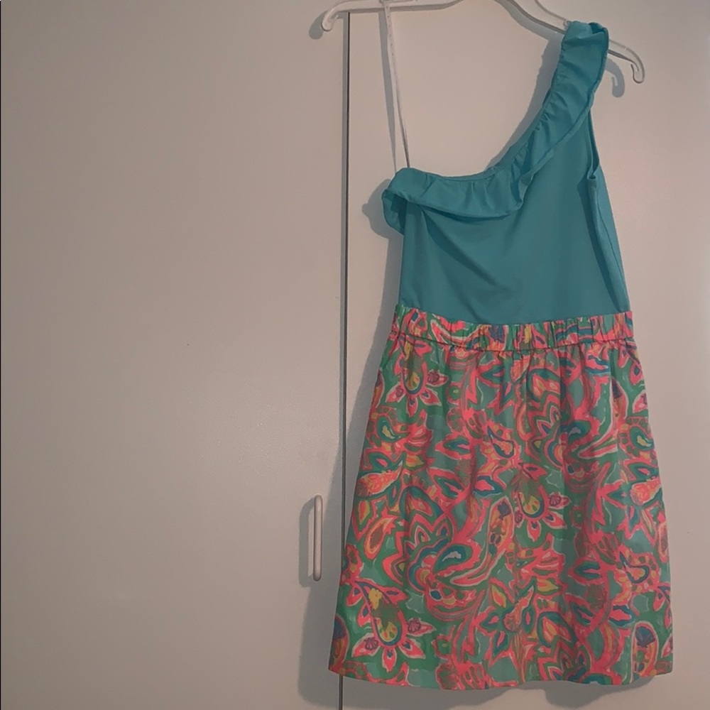 Lilly Pulitzer one shoulder dress size XS